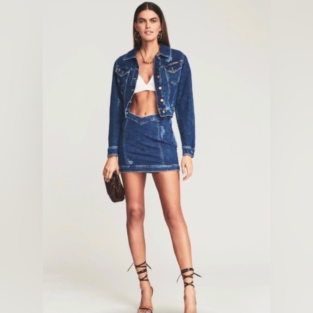 Retrofête Denim Skirt
